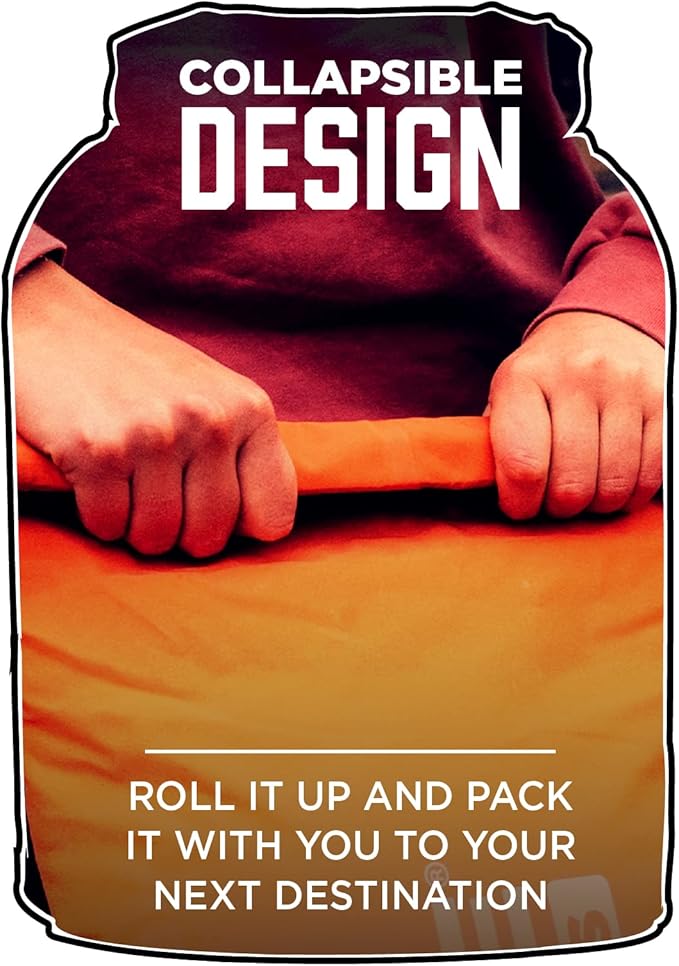 ICEMULE Classic Collapsible Sling Strap Cooler Hands Free, 100% Waterproof, Floats, 24+ Hours Cooling, Soft Sided Cooler for the Beach, Concerts, Traveling, RV-ing, Hiking, Kayaking, Camping & Fishing