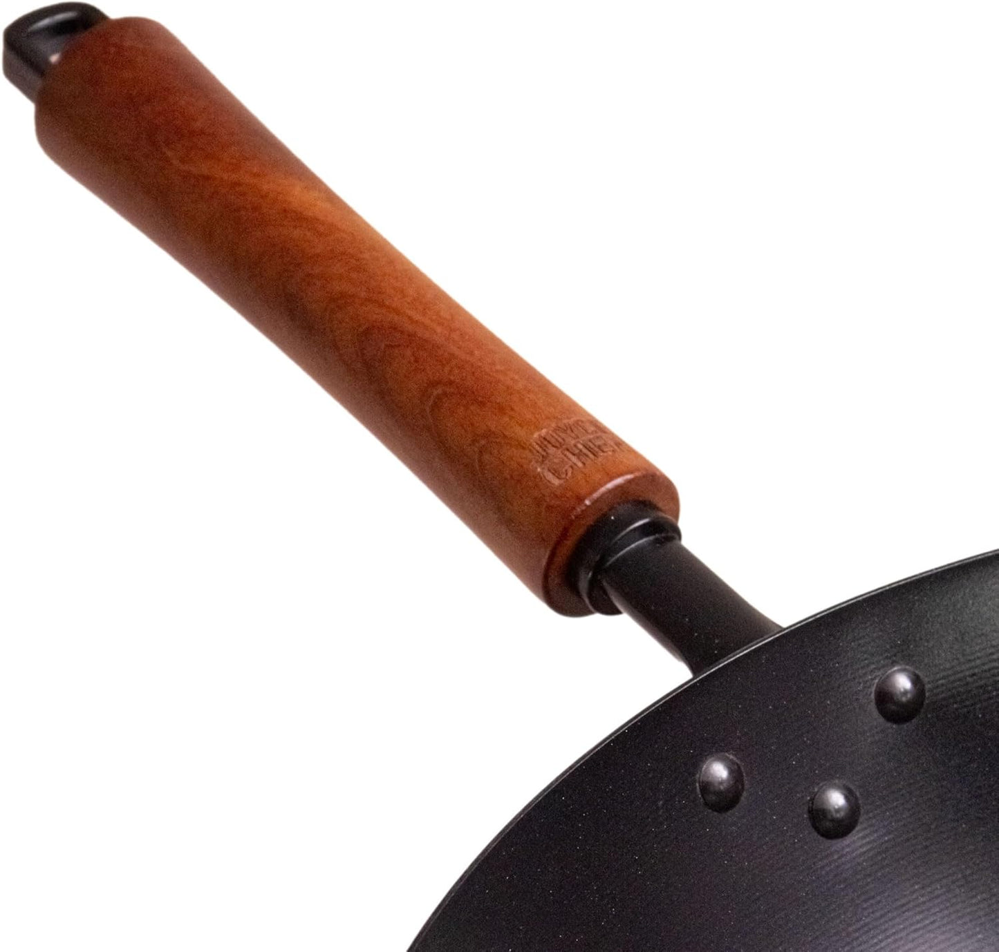 JOYCE CHEN Classic Series 9.5-Inch Ceramic Nonstick Carbon Steel Stir Fry Pan