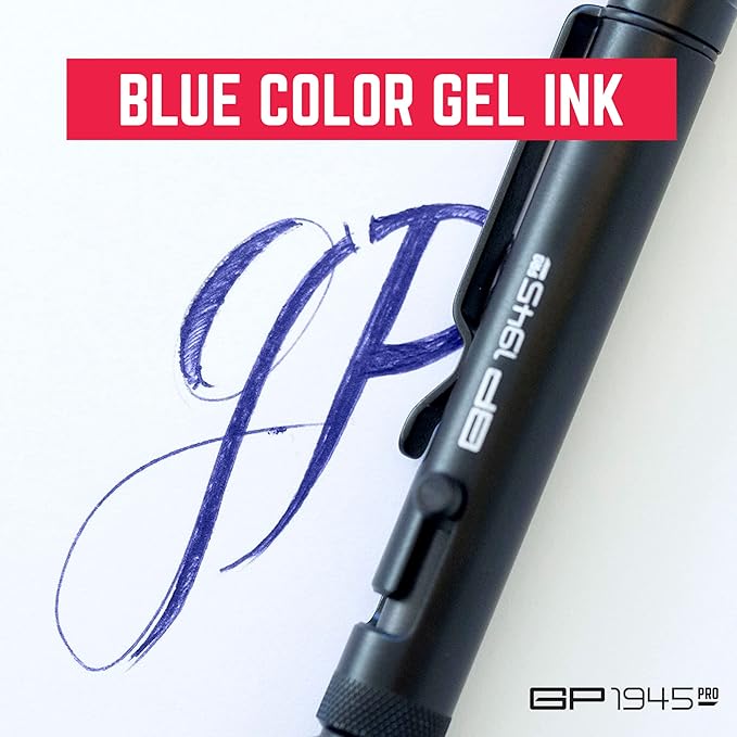 GPCA - GP22 Ink Refill Cartridges for Gel Pens, Designed for Gel Pens Medium Point Size, 3-Pack Pen Refills, Use with GP 1945 Pens and Short Pens, Blue