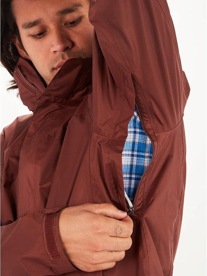 MARMOT Men's Precip Eco Waterproof Rain Jacket - 100% Recycled, Breathable, Lightweight, Packable Raincoat
