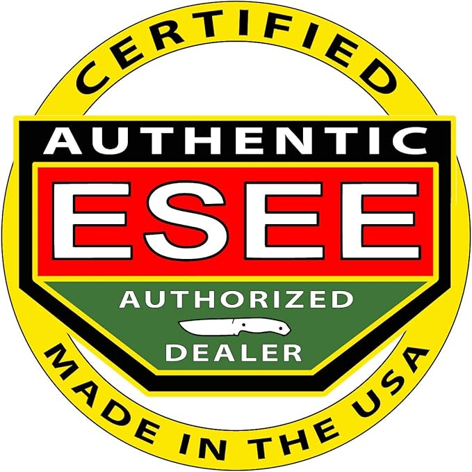ESEE Knives 3P-MB Fixed Blade Knife w/Molded Polymer Sheath & MOLLE Back (Modified Pommel/Black Blade/Black Sheath)