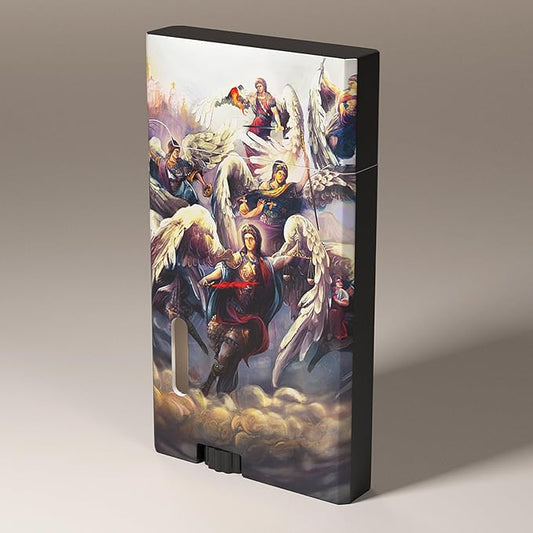 Retro Egyptian Heavenly Gods Cool,Butane Jet Torch Lighter,Refillable Windproof Flame Torch Lighters,Adjustable,Long,BBQ Candles Camping (No Gas)