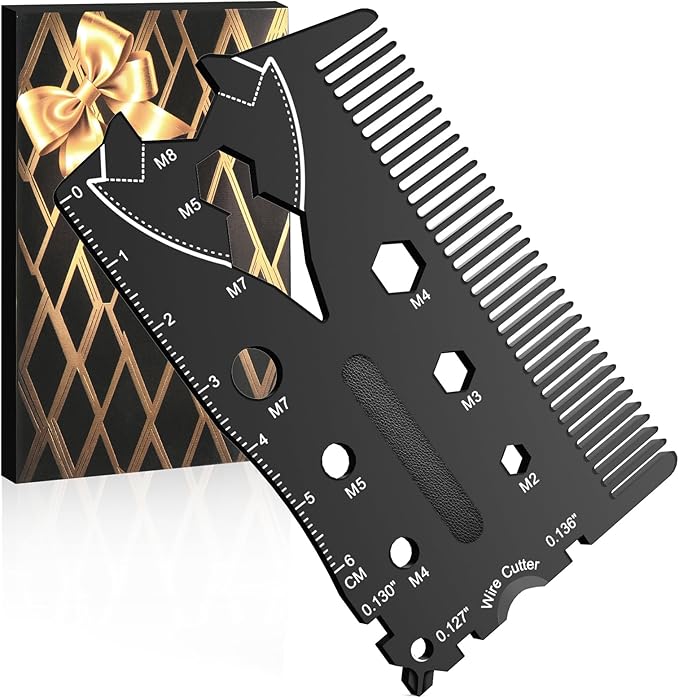 Funny Multitools Mens Gifts Gadgets - Cool Suit Style 18 in 1 Small Tools for Men Dad Boyfriend Husband, Christmas Stocking Stuffers Gift Idea, Unique Gift for Birthday, Fathers Day, Valentines Day