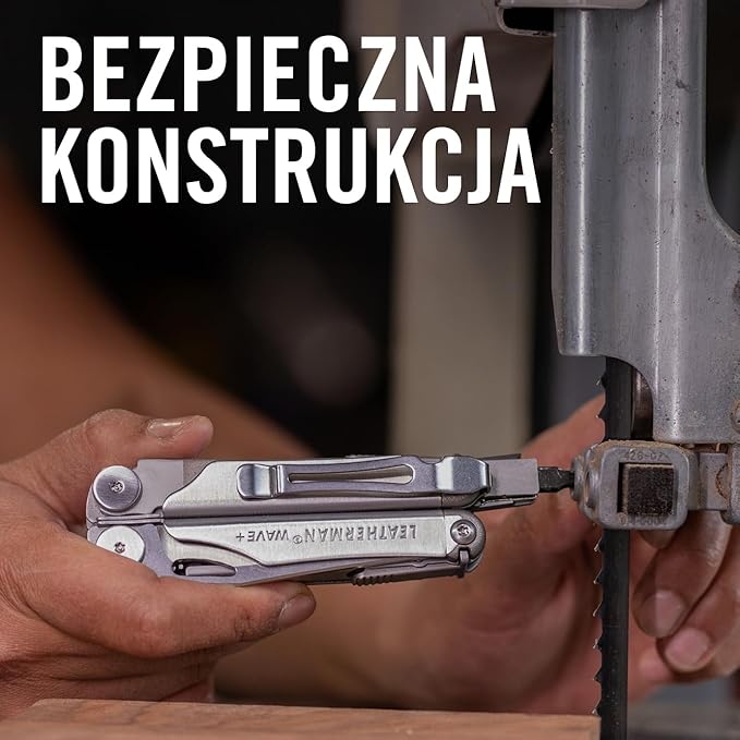 Leatherman Wave Plus - The multi-tool for any task, 18 multipurpose tools with lockable blades for camping, DIY and outdoor adventures made in the USA in black with Molle holster