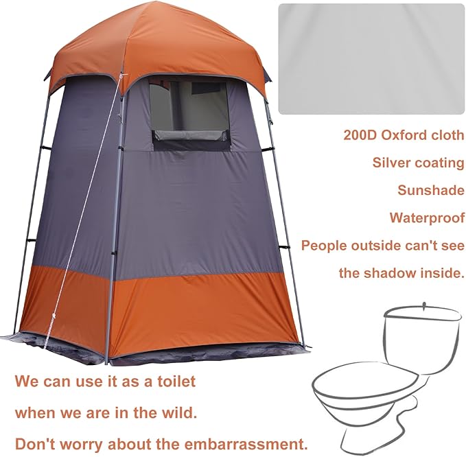 Outdoor Shower Tent Changing Room Privacy Portable Camping Shelters