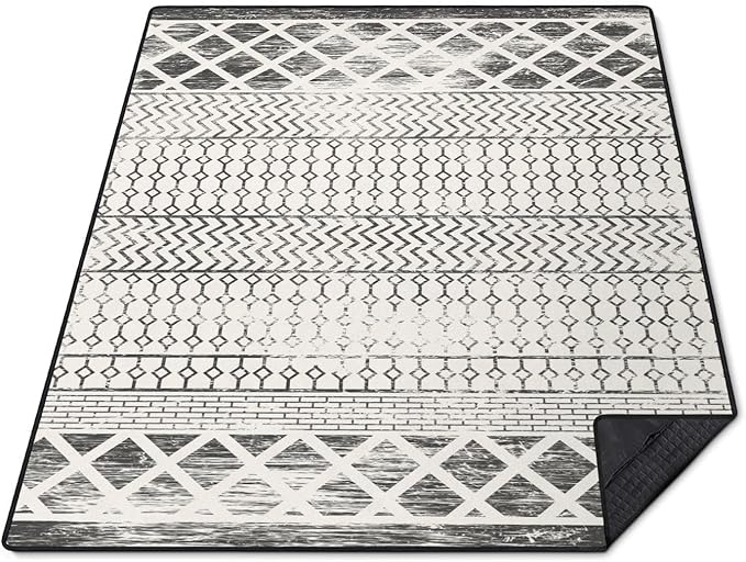 Boho Picnic Blanket Waterproof Foldable Extra Large Picnic Mat Beach Blanket 60"x80" for Camping Beach Hiking Patio Party Outdoor Decor Gifts