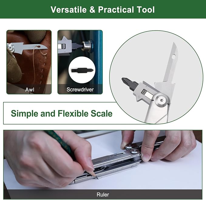 NexTool Multitool, 19 in 1 Multitool Pliers, Stainless Steel Multi Tool with Safety Locking, Foldable Multitools with Scissors, Can Opener, Screwdrivers, Saw for Camping Survival Hiking, Gifts for Men