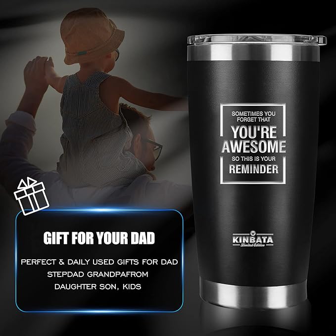 Birthday Gifts for Men-Fathers Day Best Gifts for Dad Awesome Gifts for Him Inspirational Gifts for Women Mothers Day Best Gifts Anniversary Baskets for Husband Coworker Tumbler Multitools