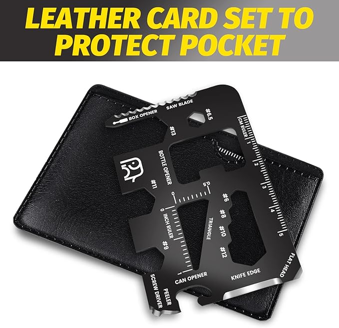 Stocking Stuffers for Adults Men,Gifts for Men,20-in-1 Credit Card Multitools,Christmas Gifts for Women,White Elephant Gifts for Adults,Tools Gadgets for Men Him Dad Husband Boys Teens