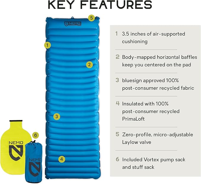 NEMO Quasar 3D Lightweight Sleeping Pad