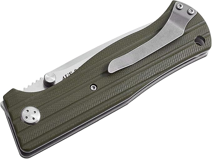Grand Way Pocket Folding Knife for Men - Military Utility Outdoor Tactical Survival Knifes with Clip - Best Self Defense EDC Flip Knives for Camping Army Work & Hiking Z-7