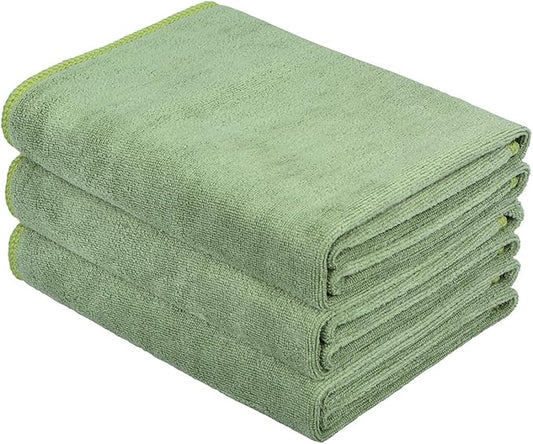 Gyms Towels for Men & Women Microfiber Exercise Fitness Home Absorbent Sweat Yoga Towels Sports Towels Soft Fast Drying 16inch x32inch 3-pack
