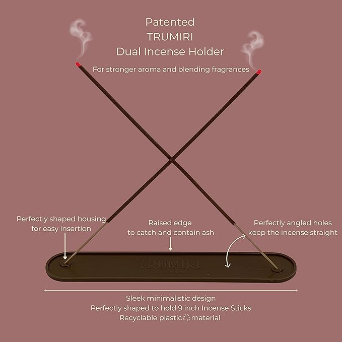 Gourmet Incense Sticks Variety Pack - 120 Insence-Sticks (6 Incents x 20 Insense) - Cinnamon Vanilla Coffee Chocolate - Natural Inscents-Sticks Non Toxic Inciensos + Incense Holder for Fall Christmas