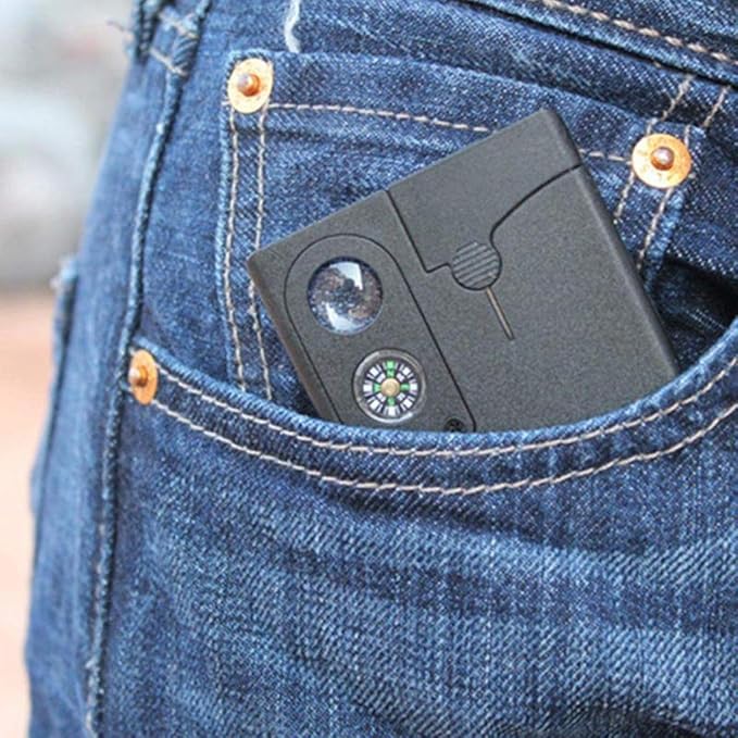 Gifts for men MultiTools - 10 in 1 Credit Card Pocket Multi Tool for everyday use - Home, Work or Outdoors(1 Pack)