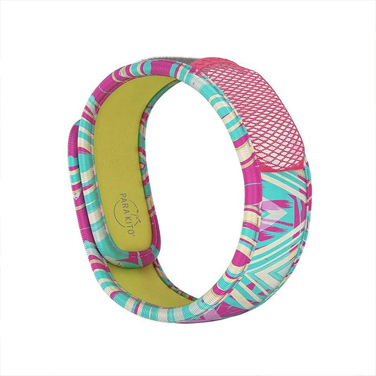 PARA'KITO Mosquito Insect & Bug Protection Wristband - Mosquito Stickers & Bug Spray Alternative - Summer Essentials, Beach Accessories, Hiking & Camping Essentials - Natural Essential Oils (Key West)