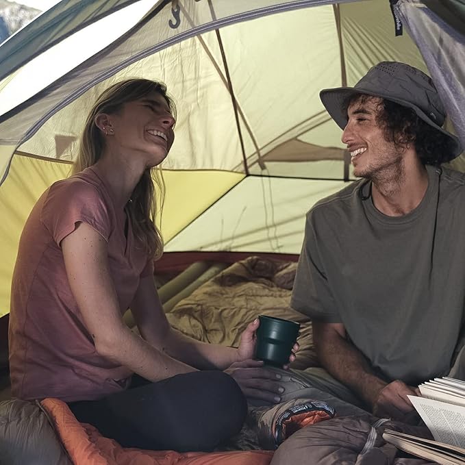 Naturehike Cloud-Up 3 Person Lightweight Backpacking Tent with Footprint - 3 Season Free Standing Dome Camping Hiking Waterproof Backpack Tents