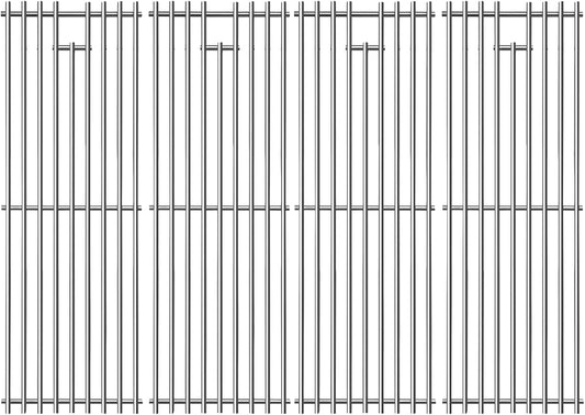 19-3/4" Stainless Steel 4 Cooking Grates Replacement Parts for Chargriller 2121, 2123, 2222, 2828, 3001, 3008, 3030, 3072, 3232, 3725, 4000, 4001, 4008, 4208, 5050, 5252 King Griller 3008, 5252 Grill