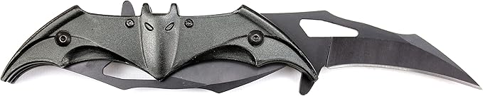 Black BAT Knife Twin 2 Blade Folding Knife (Dark Edition)