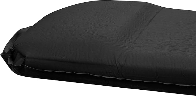 Ubon Sleeping Foam for One Person Fast Self Inflating Camping Pad 3 Inch Extra Thickness Camping Foam Pad Thick Inflatable Moisture-Proof Foam - Black