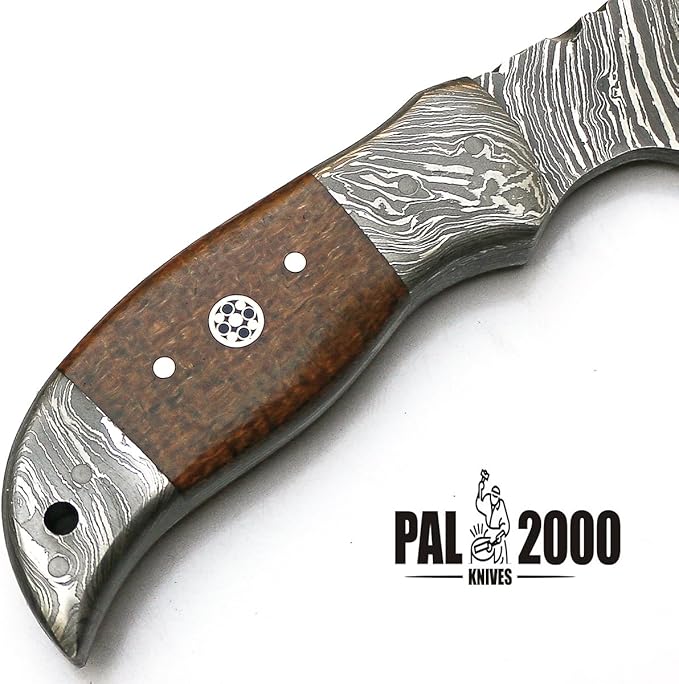 PAL 2000 KNIVES Custom Handmade Viking Hatchet Axe Damascus Steel Bearded Axe - Camping Axe - Battle Axes - Tomahawk Axe Battle Axe with Sheath - 9163