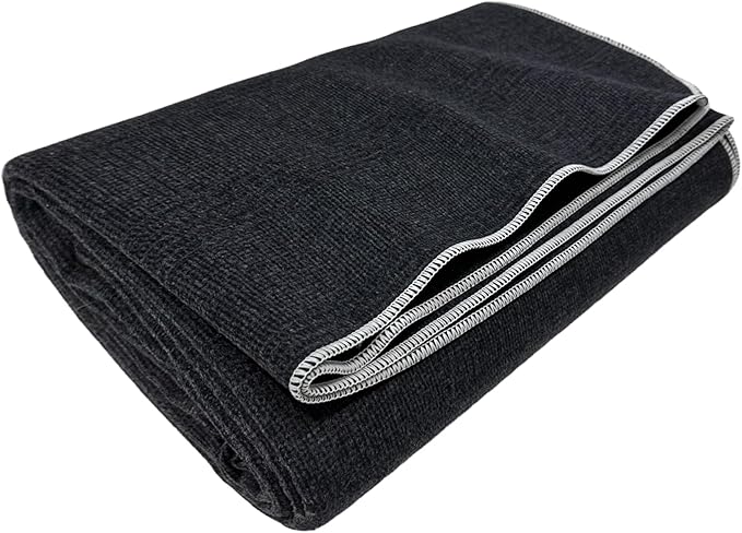 80% Wool Blanket - 5 lbs, Warm, Thick, Washable, Large 60" x 88" Military Camping Blanket, Super Soft - Great for Cold Weather, Camping, Hiking, Outdoors, Home, Survival & Emergency
