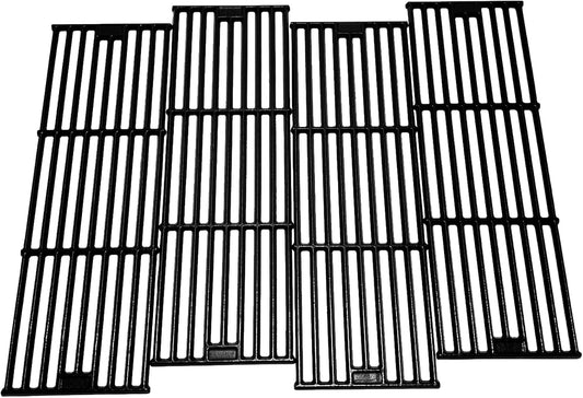 19-3/4" Cast Iron 4 Cooking Grates Replacement for Chargriller 2121, 2123, 2222, 2828, 3001, 3008, 3030, 3072, 3232, 3725, 4000, 4001, 4008, 4208, 5050, 5072, 5252, 9020 King Griller 3008, 5252 Grill