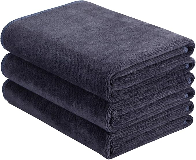 Gyms Towels for Men & Women Microfiber Exercise Fitness Home Absorbent Sweat Yoga Towels Sports Towels Soft Fast Drying 16inch x32inch 3-pack