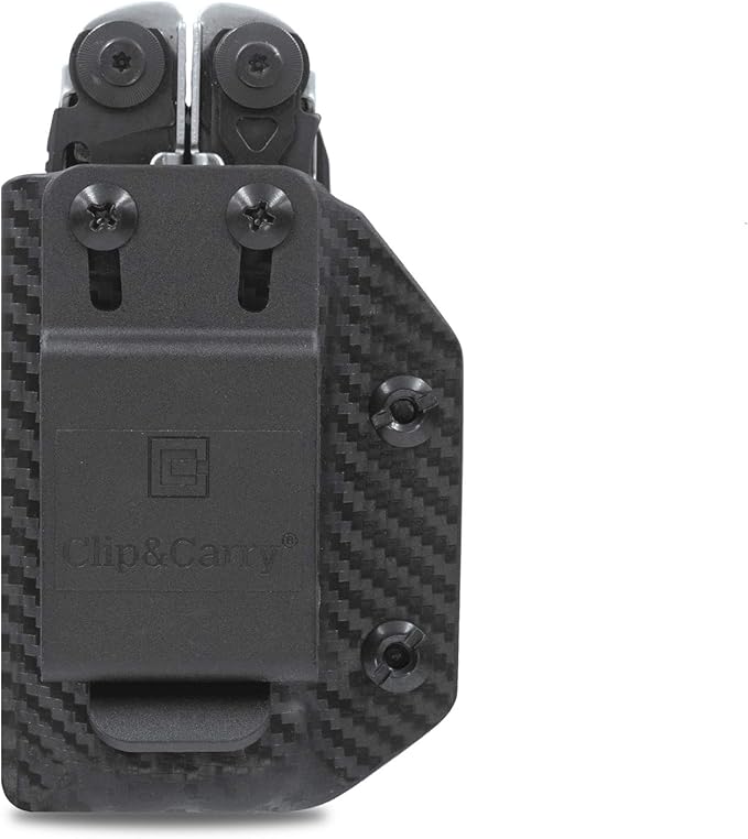 Clip & Carry Kydex Multitool Sheath for LEATHERMAN Surge - Made in USA (Multi-Tool not Included) EDC Multi Tool Sheath Holder Holster Cover