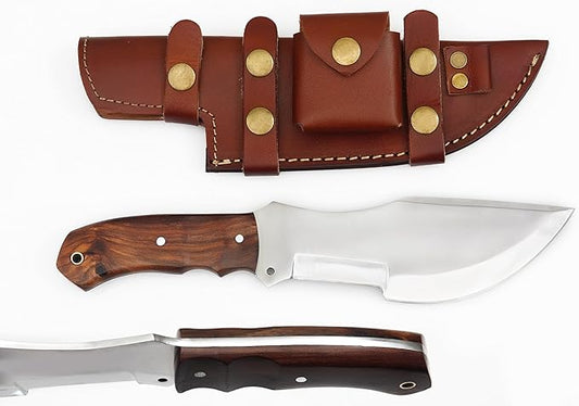 Poshland TR-178 Custom Handmade D2 Steel 12 Inches Tracker Knife (D2/Wood)