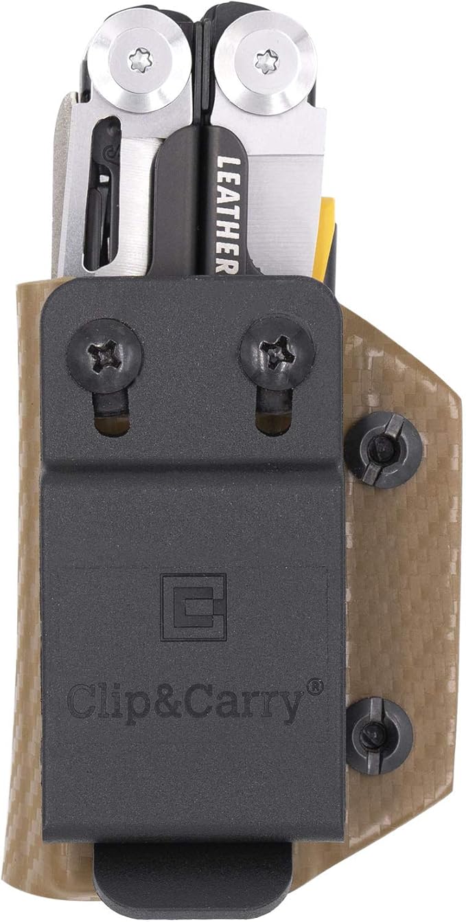 Clip & Carry Kydex Multitool Sheath for Leatherman Signal - Made in USA (Multi-Tool not Included) Multi Tool Holder Holster