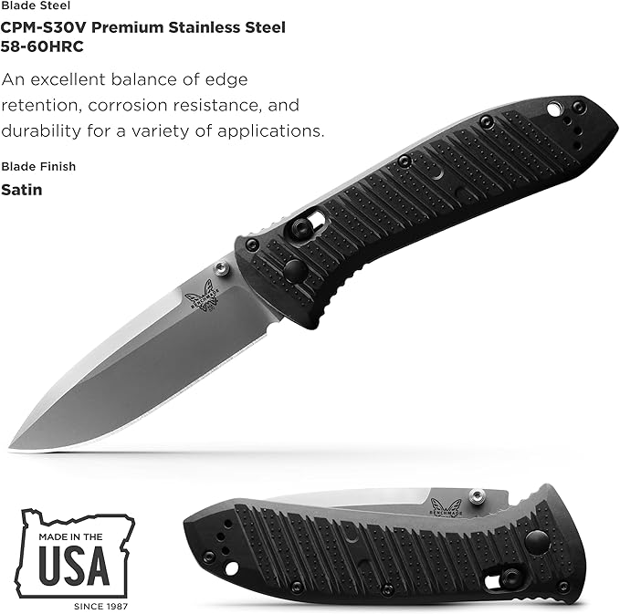 Benchmade - Presidio II 570 Tactical Knife with Graphite Black CF Elite Handle (570-1)