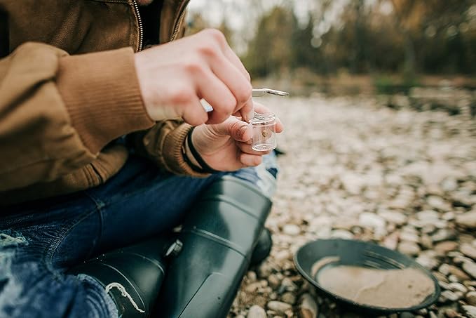 Stansport Magnifier and Tweezer Instrument Silver
