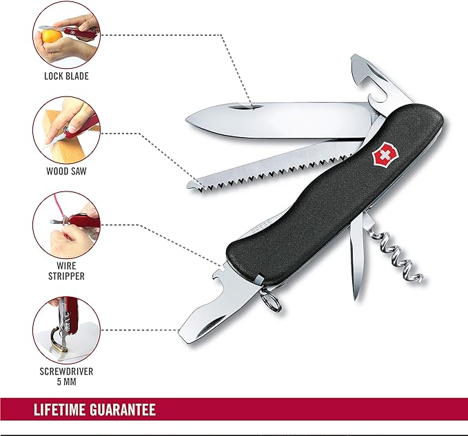 Victorinox - Forester Swiss Army Knife (Black) 083633