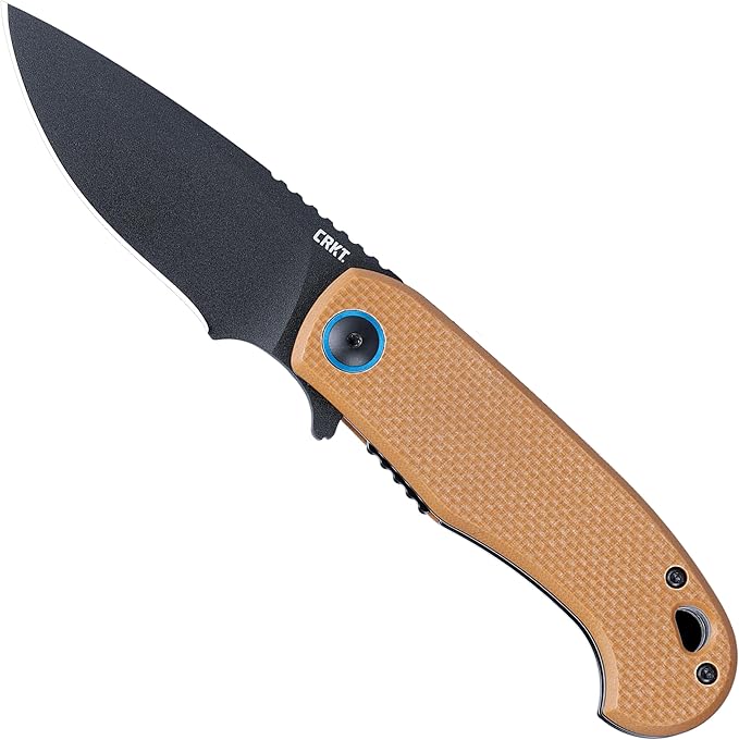 CRKT P.S.D. II EDC Folding Pocket Knife: Everyday Carry Assisted Opening, IKBS Ball Bearing Pivot, Liner Lock, G10 Handle 7910
