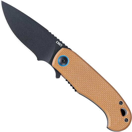 CRKT P.S.D. II EDC Folding Pocket Knife: Everyday Carry Assisted Opening, IKBS Ball Bearing Pivot, Liner Lock, G10 Handle 7910