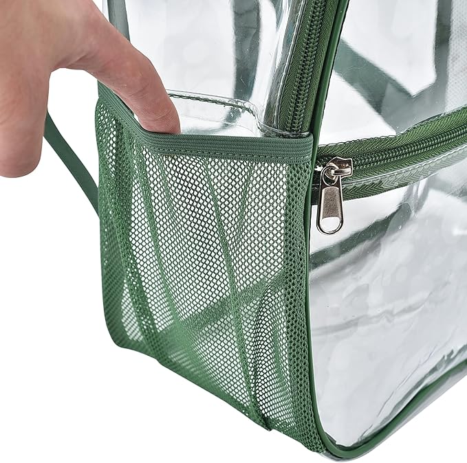USPECLARE Clear Backpack for Stadium Approved 12×6×12, Water proof Clear Bag for Stadium Events and Concert Work Sport Event