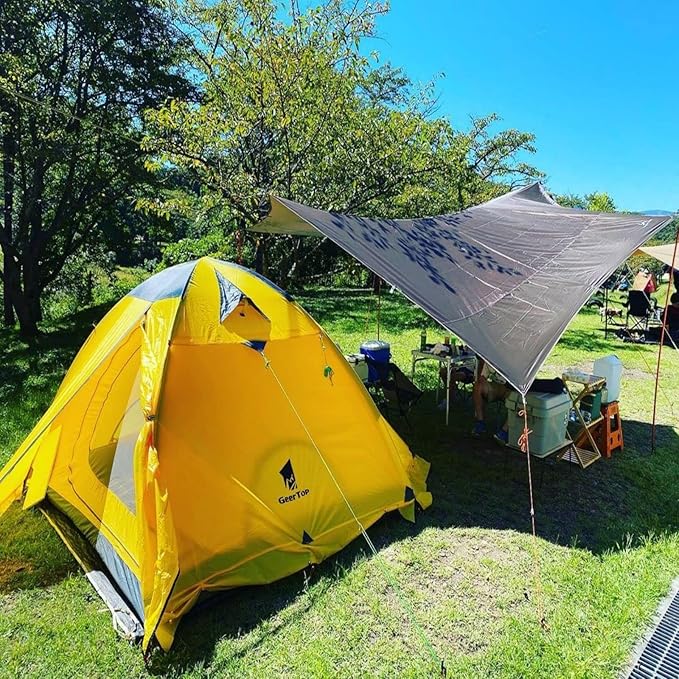 GEERTOP Ultralight 2 Person Backpacking Tent 4 Season Waterproof Camping Tent Double Layer Cold Weather Easy Set Up Tents for Family Camp, Hiking, Hunting Outdoor Mountaineering Travel