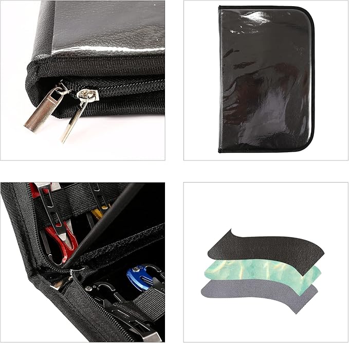 Knife Display Case, Pocket Knife Case with 32 Slots, Folding Knife Holder, Small Knife Storage Organizer, Knives Roll Collection Pouch Carrier Bag for Survival Tactical Outdoor for EDC Mini Knife