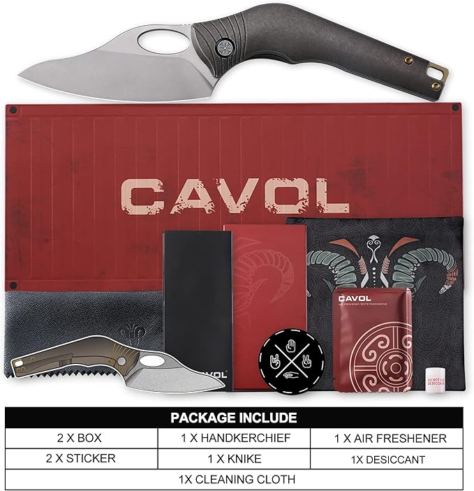 Knife Amuse-C04 Thumb Hole Knife,3.85" M390 Steel Blade Stonewashed,6AL4V Titanium Handle,Frame Lock Folding Knife,Titanium Pocket Clip(Bronze)