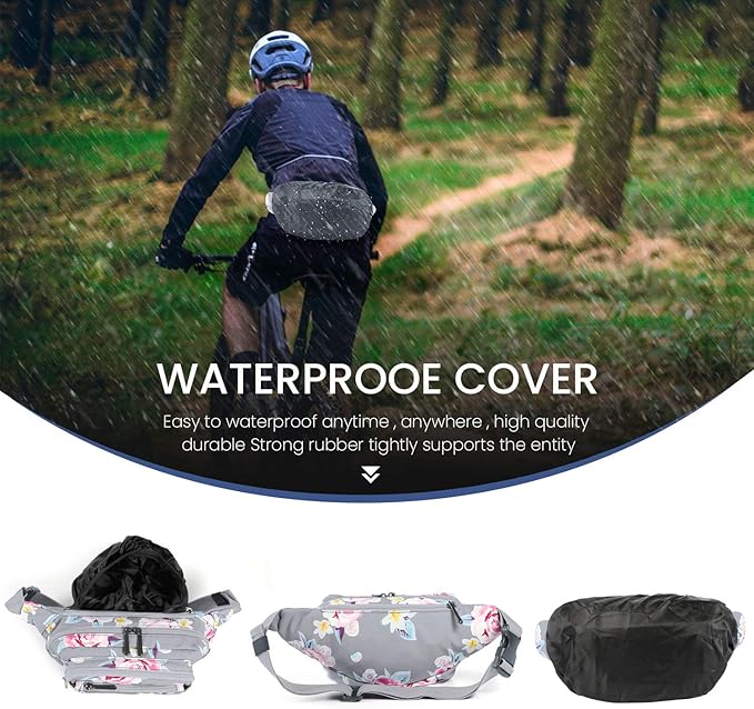 CXWMZY Fanny Packs For Women & Men Waist Pack Hip Bum Bag with Multi-Pockets Large Capacity Waterproof , for Disney Traveling Casual Cycling Running Hiking