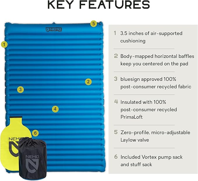 NEMO Quasar 3D Lightweight Sleeping Pad