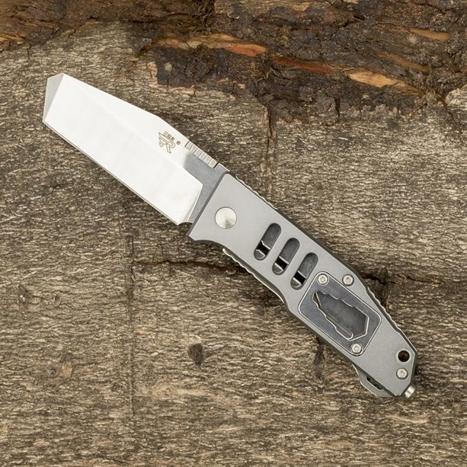 Sanrenmu 7046 Folding Knife multifunction tools knife Aluminum Handle (7046LTX-LK-T3)