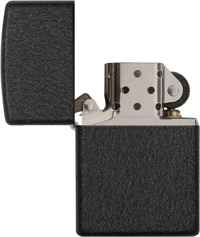 Zippo Black Crackle Pocket Lighter
