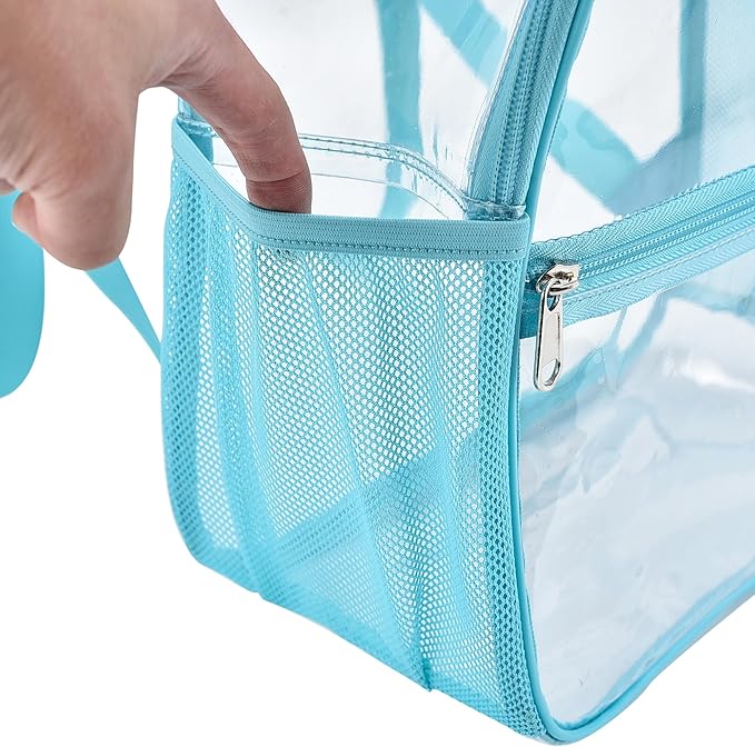 USPECLARE Clear Backpack for Stadium Approved 12×6×12, Water proof Clear Bag for Stadium Events and Concert Work Sport Event