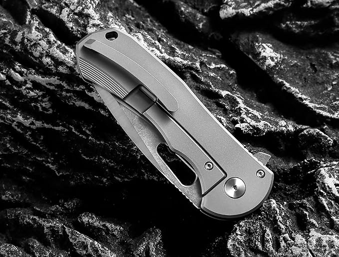 Holtzman's Gorilla Survival 'The Silverfox' M390 Steel Body Folding Knife