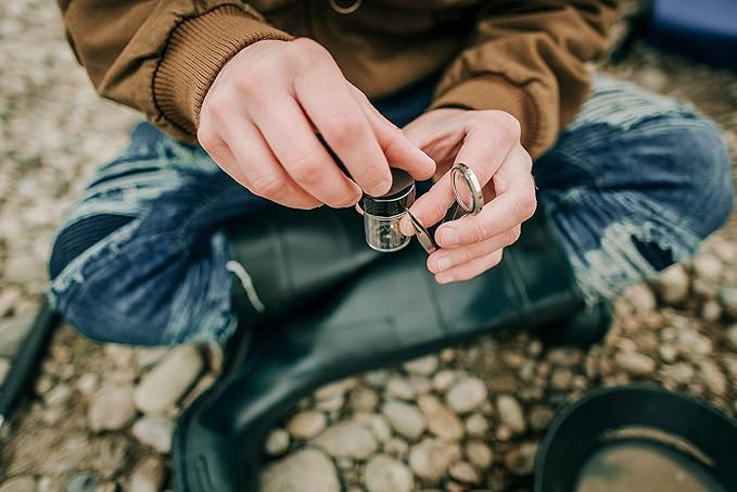 Stansport Magnifier and Tweezer Instrument Silver