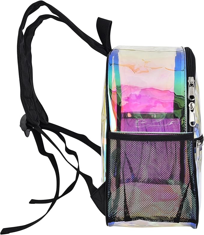 USPECLARE Clear Backpack for Stadium Approved 12×6×12, Water proof Clear Bag for Stadium Events and Concert Work Sport Event