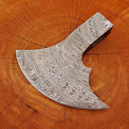 Handmade Forged Damascus Axe Head Hatchet Head Camping Axe Head Viking Axe Head only 9018