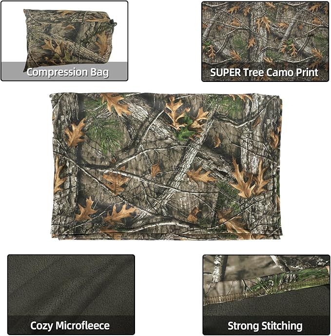 Camo Throw Blanket for Couch Sofa Soft Cozy Blankets Fleece Warm Lightweight Bedding Blanket for Living Room Travel