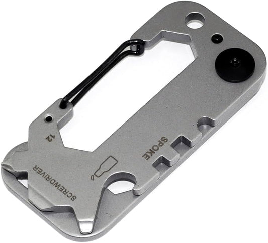 Multi Tool Key Chains EDC Kit Carabiner Clip，Tactical Stainless Steel Keychain Tool